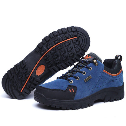 Men's Work Shoes Comfy Arch Support Lightweight Waterproof Hiking Orthopedic Shoes