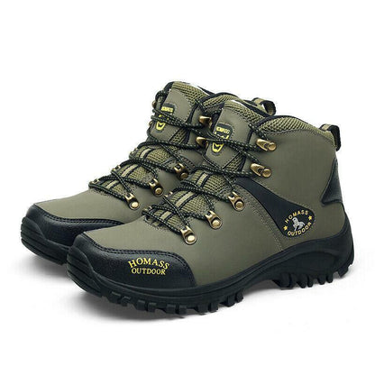 Men’s Trekking Waterproof Slip-on Boots Breathable Outdoor Non-Slip Ankle Boots