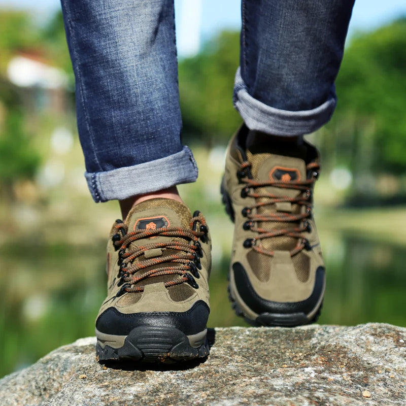 (🎄CHRISTMAS SPECIALS-70%OFF🎁) Men's Waterproof Breathable Lightweight Orthopedic Hiking Shoes for Plantar Fasciitis (Medical Certification)