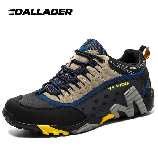 Men Hiking Shoes Outdoor Waterproof Trekking Boots Climbing Camping Sneakers