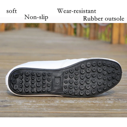 Men's Comfortable Waterproof Anti-Slip Italian Genuine Leather Driving Shoes