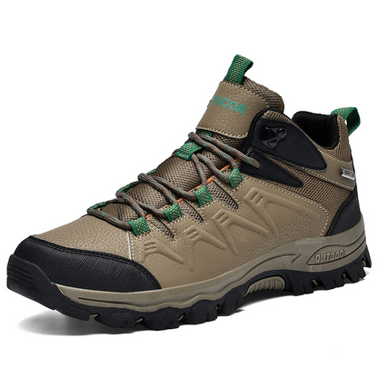 Men's Durable Leather Waterproof Hiking Boots