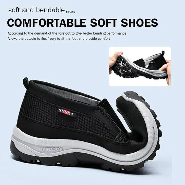 (🔥Last Day - 49% OFF🔥) Men's Arch Support Orthopedic Loafers Waterproof Breathable Lightweight Non-Slip Walking Shoes