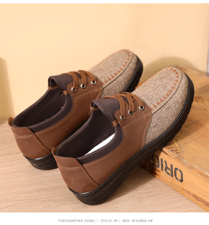 Men's Breathable Lightweight Lace Up Loafers