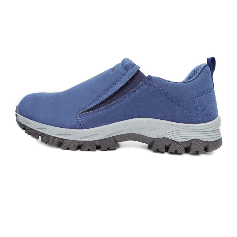 (🔥Bestseller Worldwide❗)Men's Genuine Leather Lightweight Slip On Orthopedic Hiking Shoes Sneakers