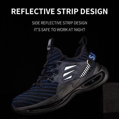 Dallader Men Steel Toe Work Safety Shoes - Effective Arch Support