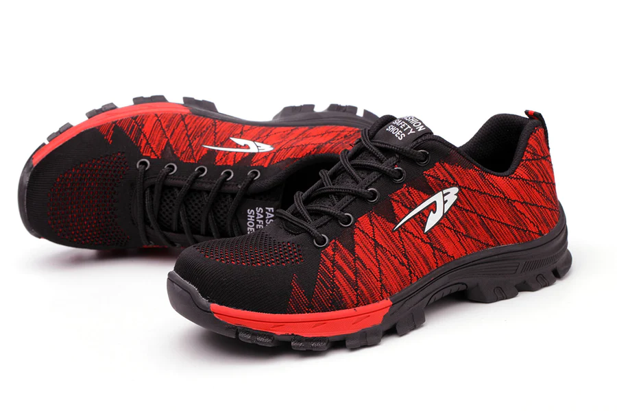 Men's work steel toe bulletproof safety shoes hiking sneakers